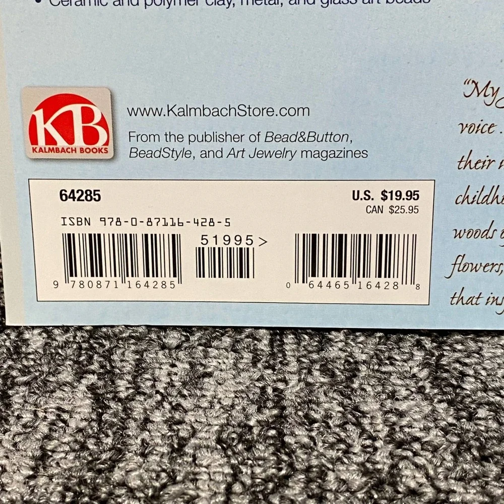 Kalmbach Books Jewelry Designs from Nature Adult OS Yellow Floral Crafting Guide